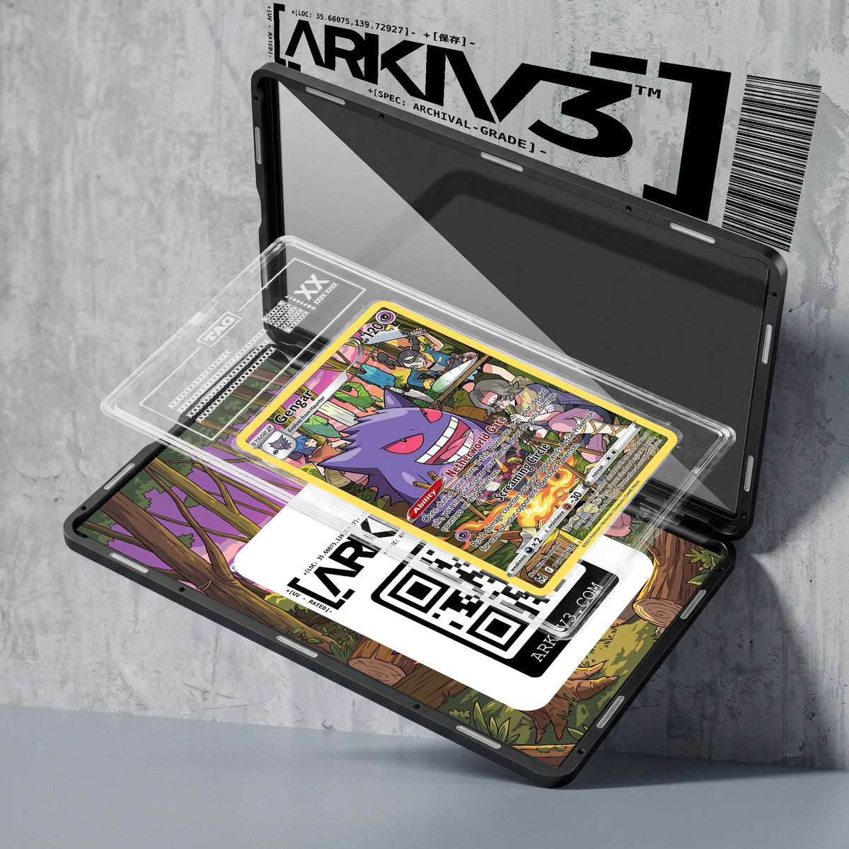 ARKIV3 TAG graded exploded mockup