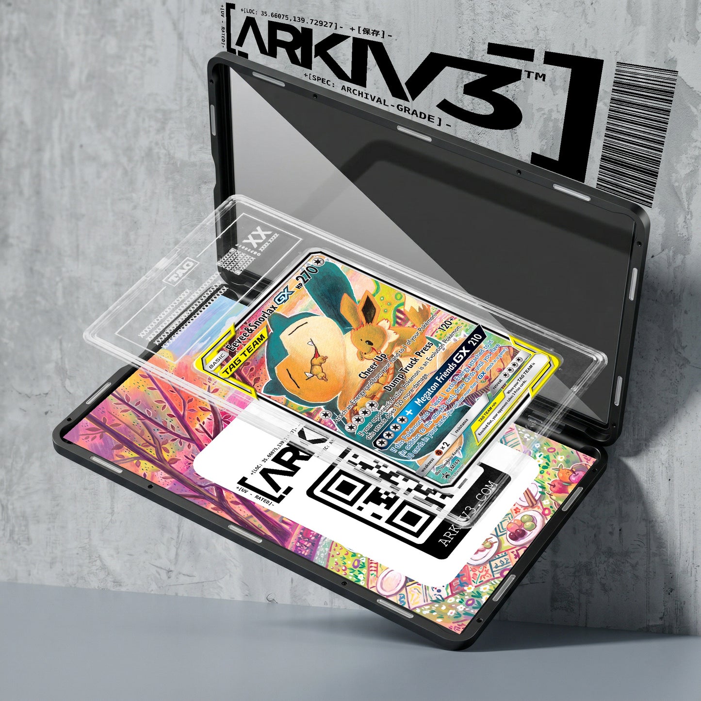ARKIV3 TAG graded exploded mockup