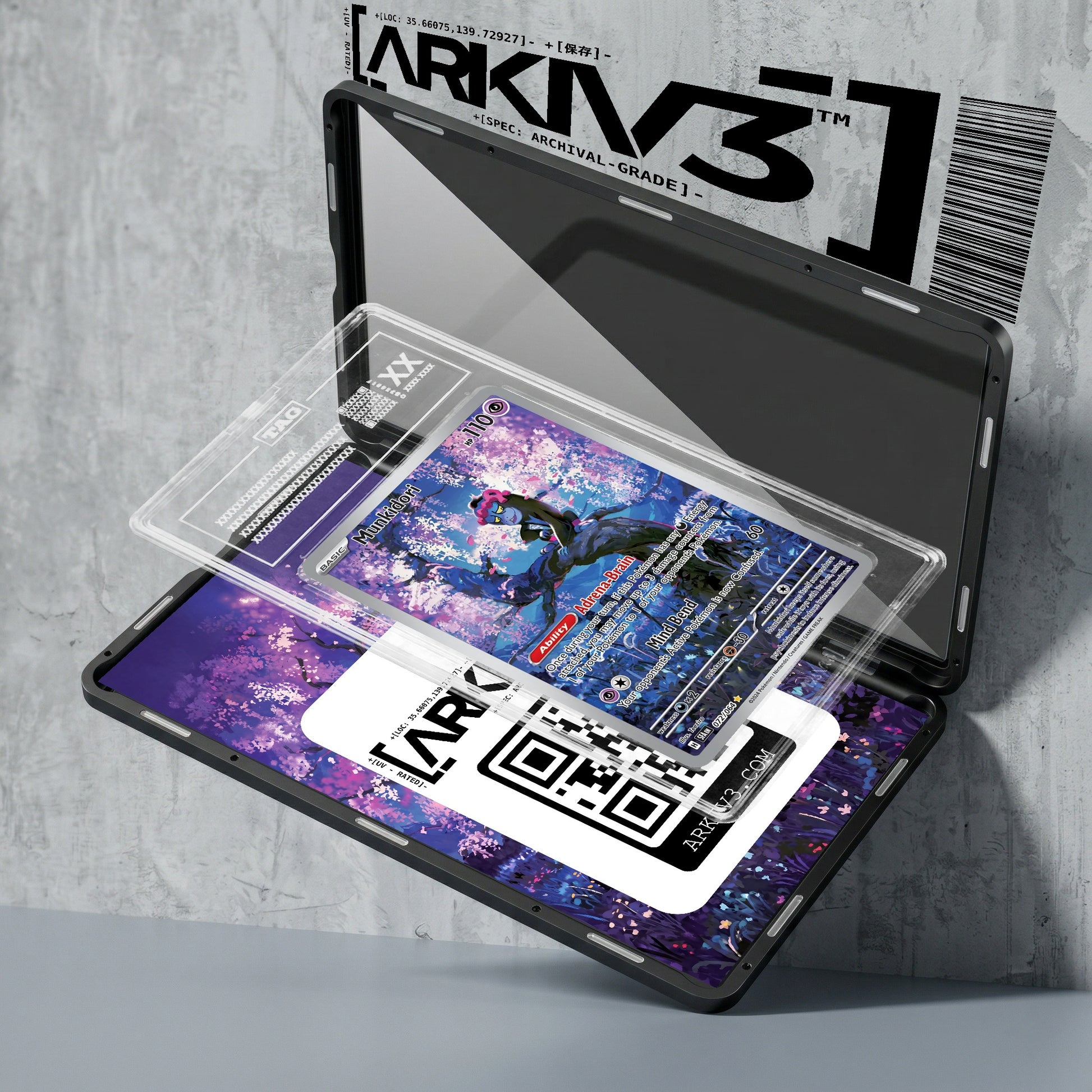 ARKIV3 TAG graded exploded mockup