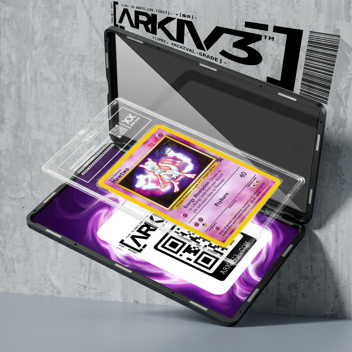ARKIV3 TAG graded exploded mockup