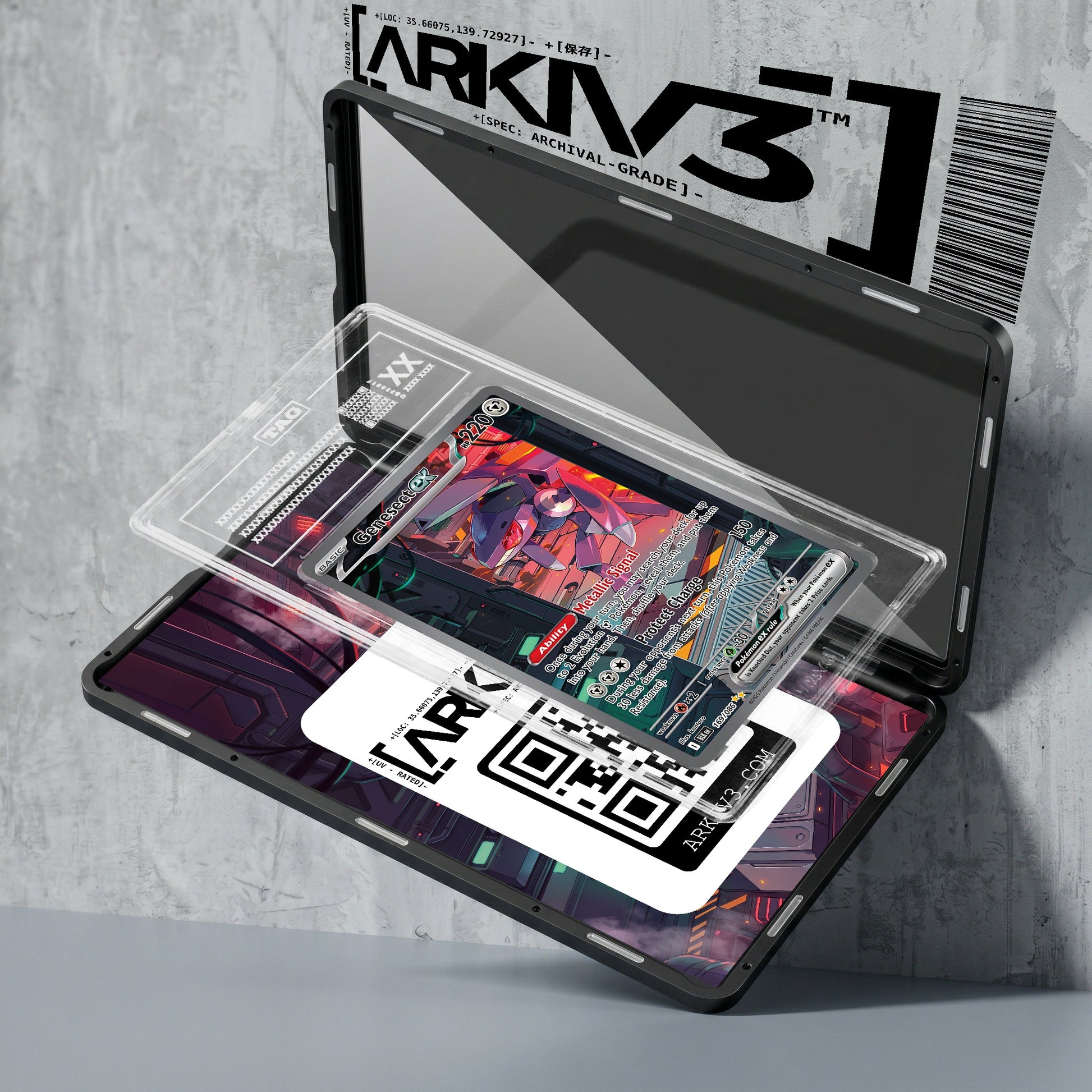 ARKIV3 TAG graded exploded mockup