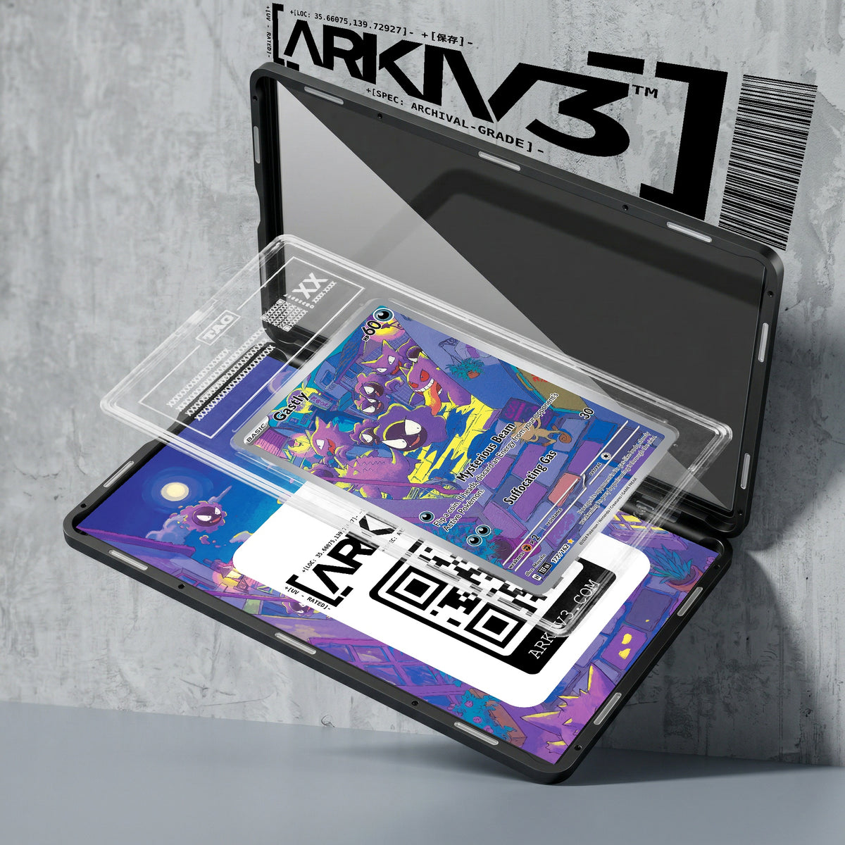 ARKIV3 TAG graded exploded mockup