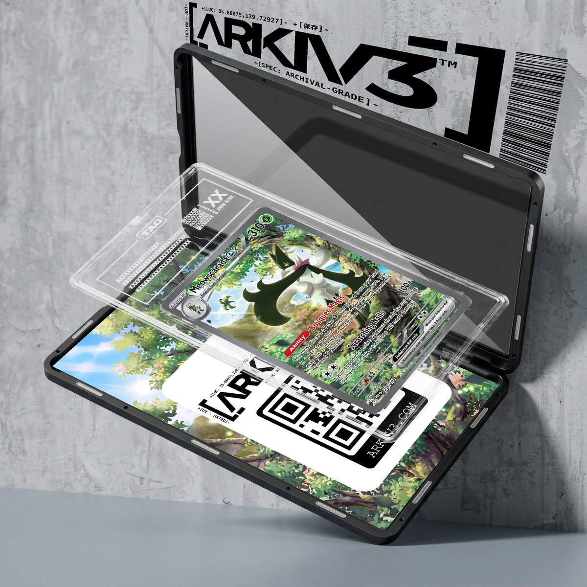 ARKIV3 TAG graded exploded mockup