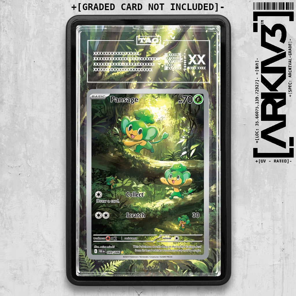 ARKIV3 TAG graded front - Black
