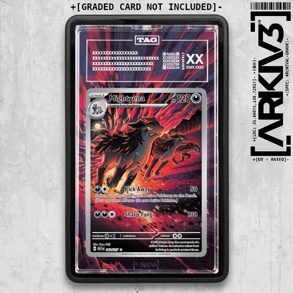 ARKIV3 TAG graded front - Black