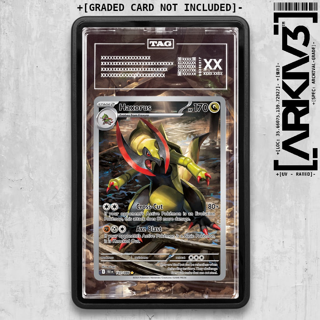 ARKIV3 TAG graded front - Black