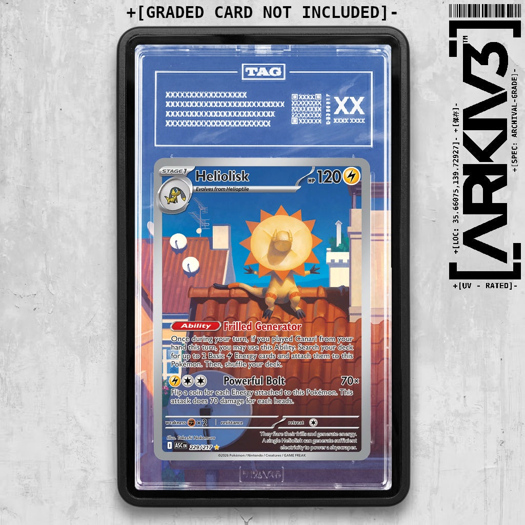 ARKIV3 TAG graded front - Black