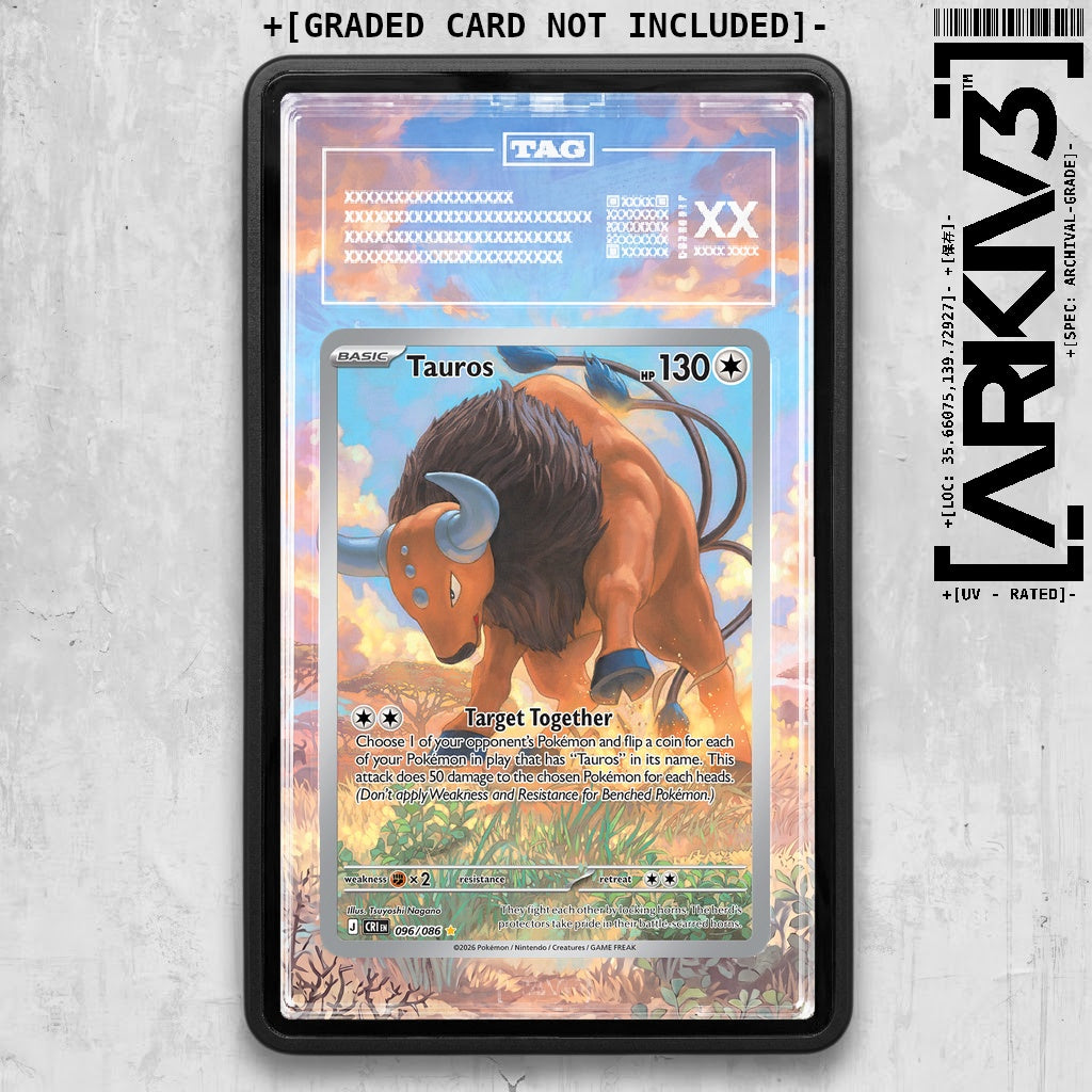 ARKIV3 TAG graded front - Black