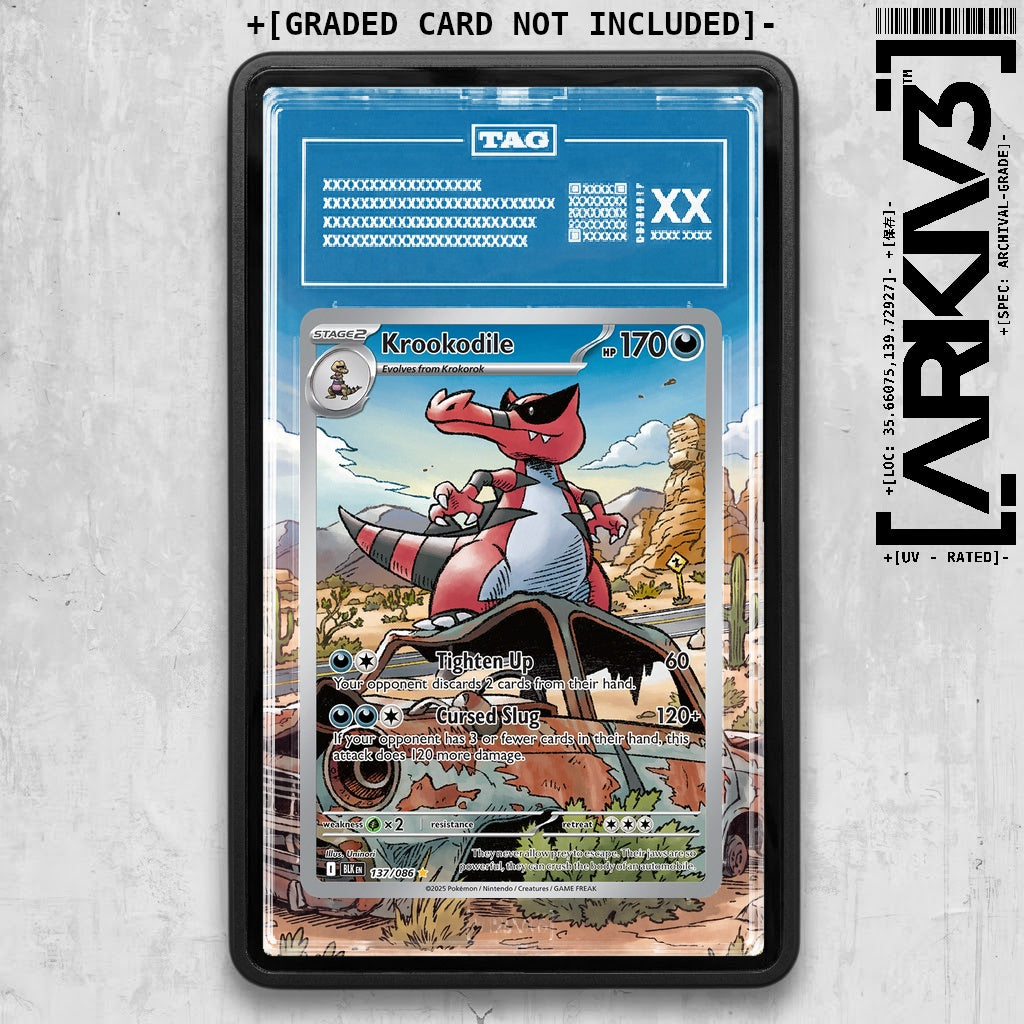 ARKIV3 TAG graded front - Black