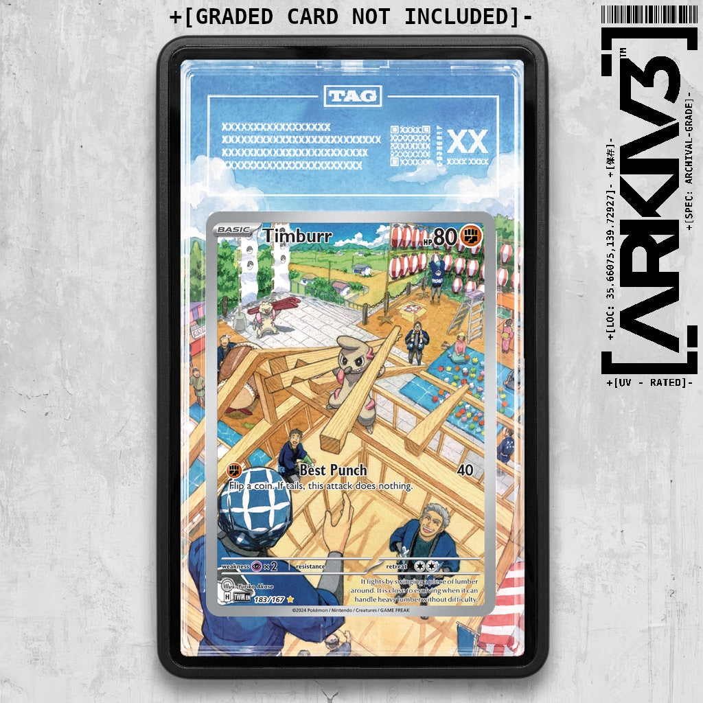 ARKIV3 TAG graded front - Black