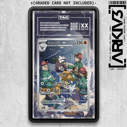 ARKIV3 TAG graded front - Black