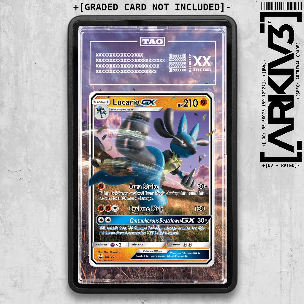 ARKIV3 TAG graded front - Black