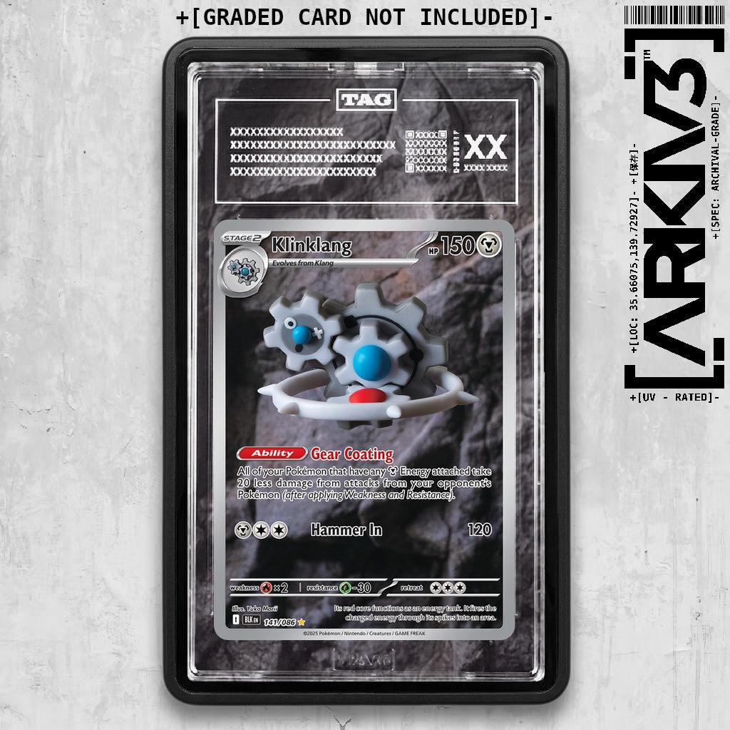 ARKIV3 TAG graded front - Black