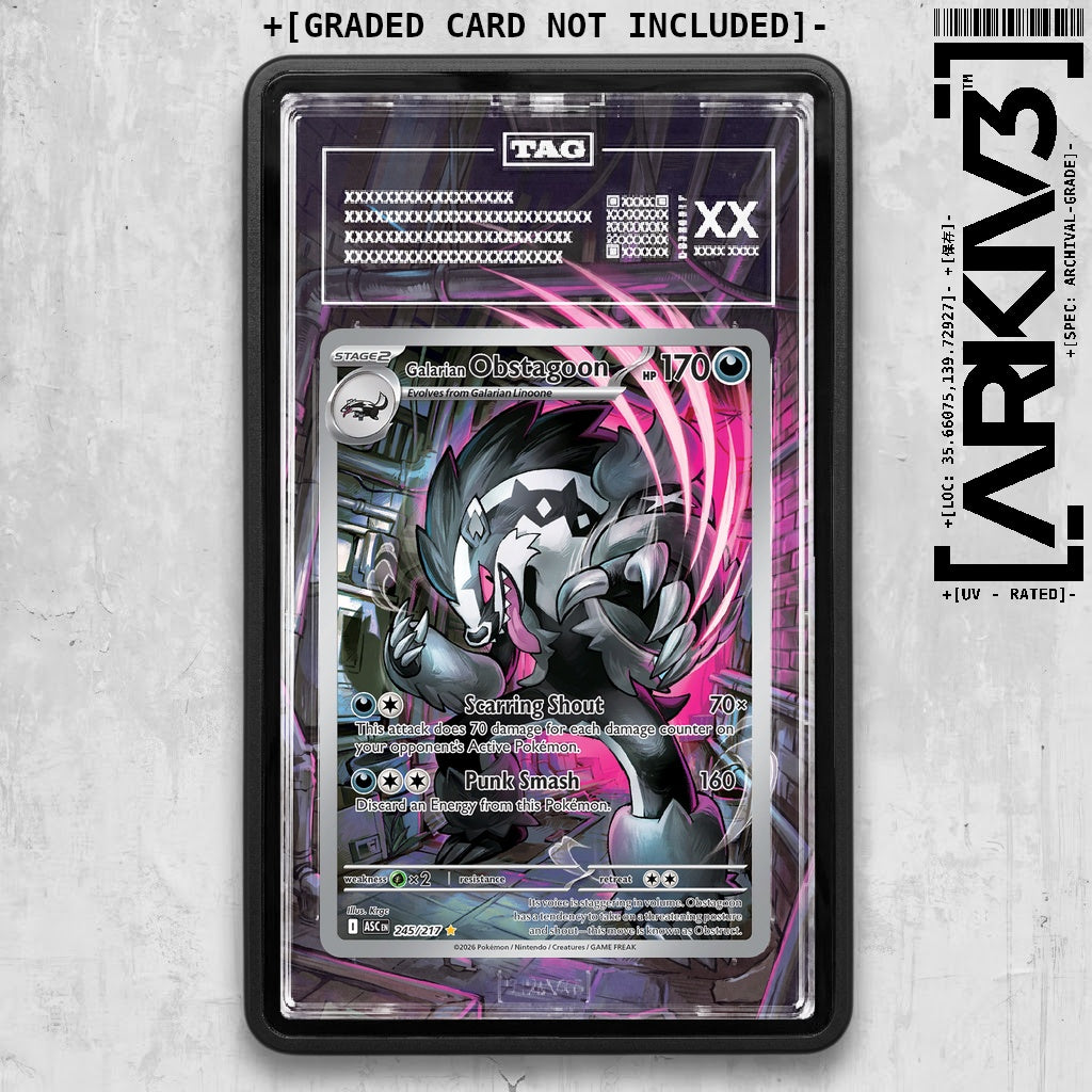 ARKIV3 TAG graded front - Black