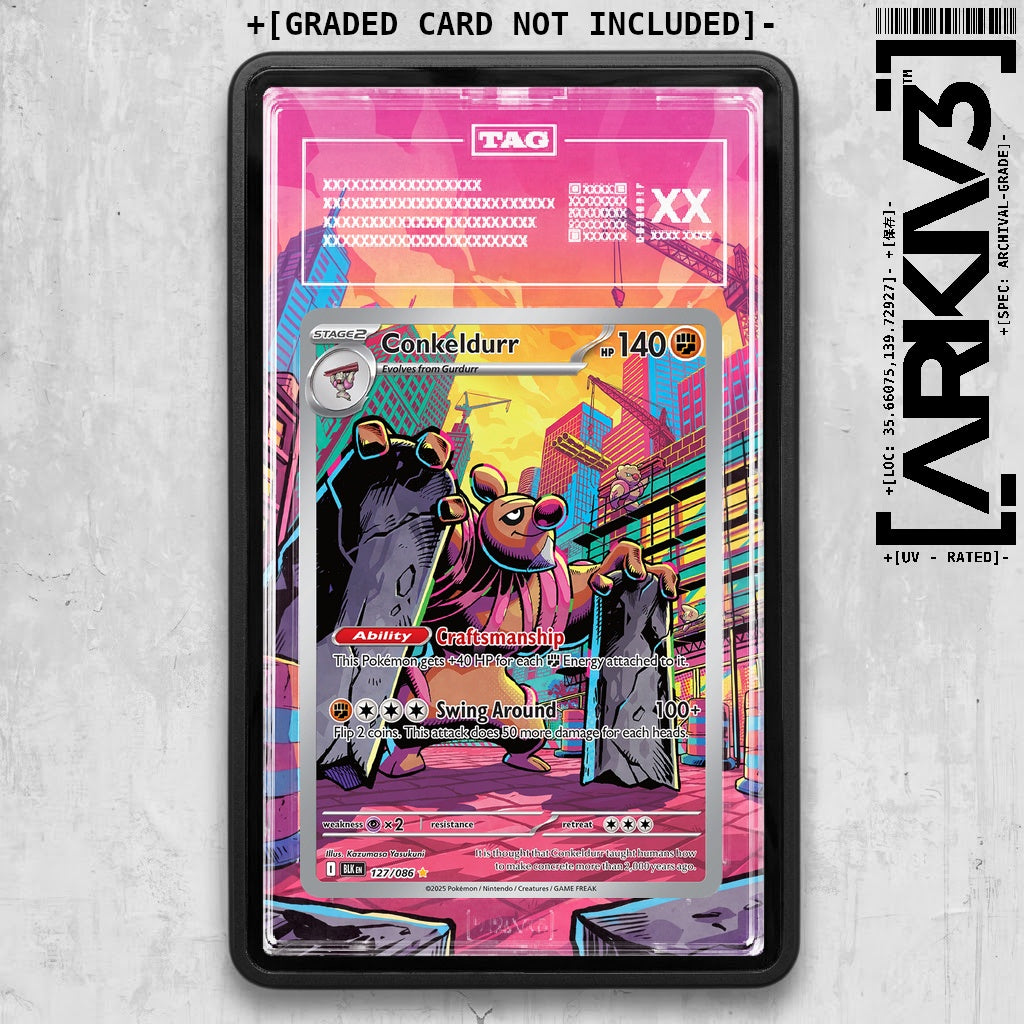 ARKIV3 TAG graded front - Black