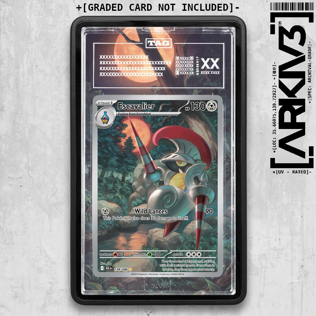 ARKIV3 TAG graded front - Black