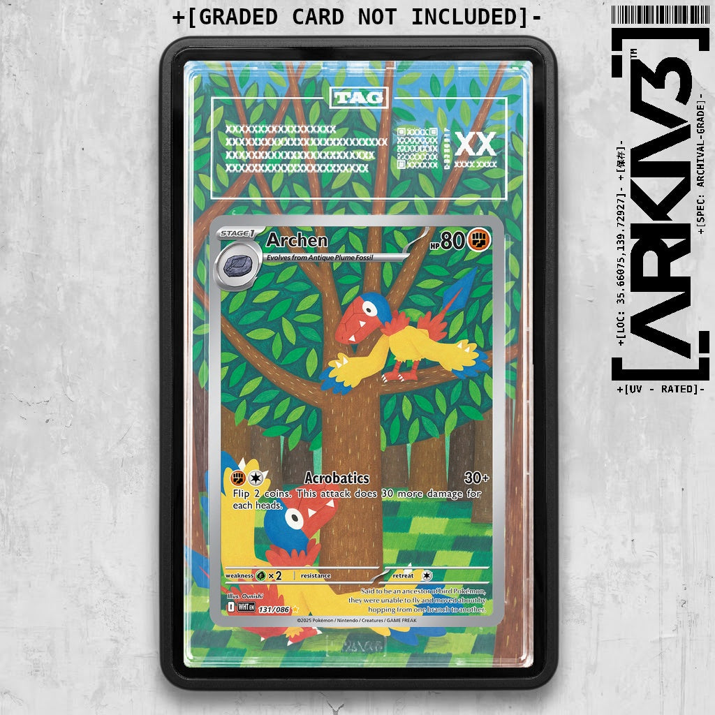 ARKIV3 TAG graded front - Black