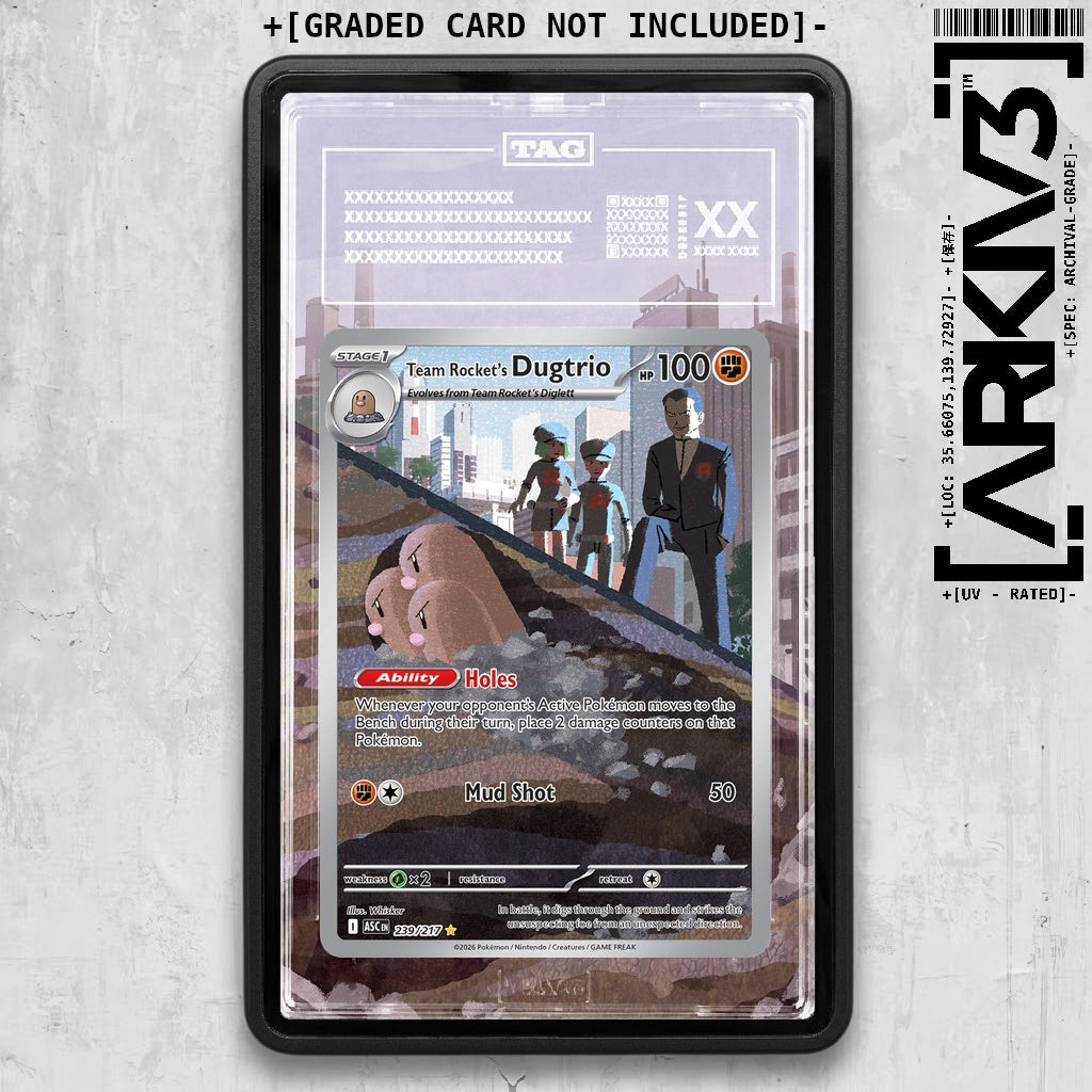 ARKIV3 TAG graded front - Black