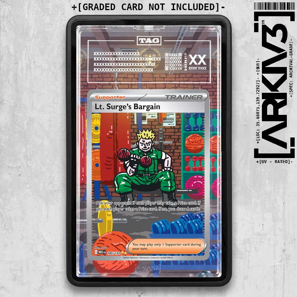 ARKIV3 TAG graded front - Black