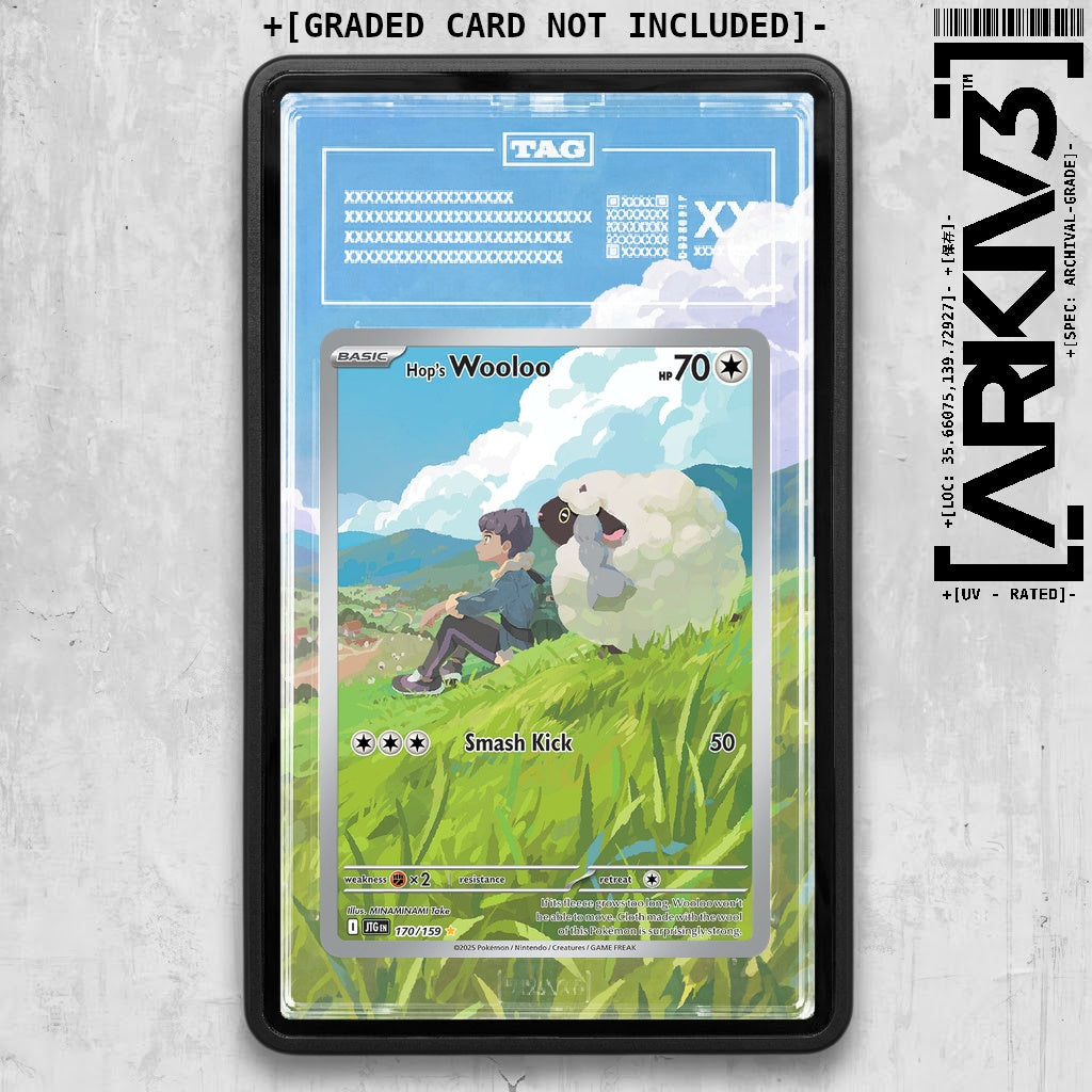 ARKIV3 TAG graded front - Black