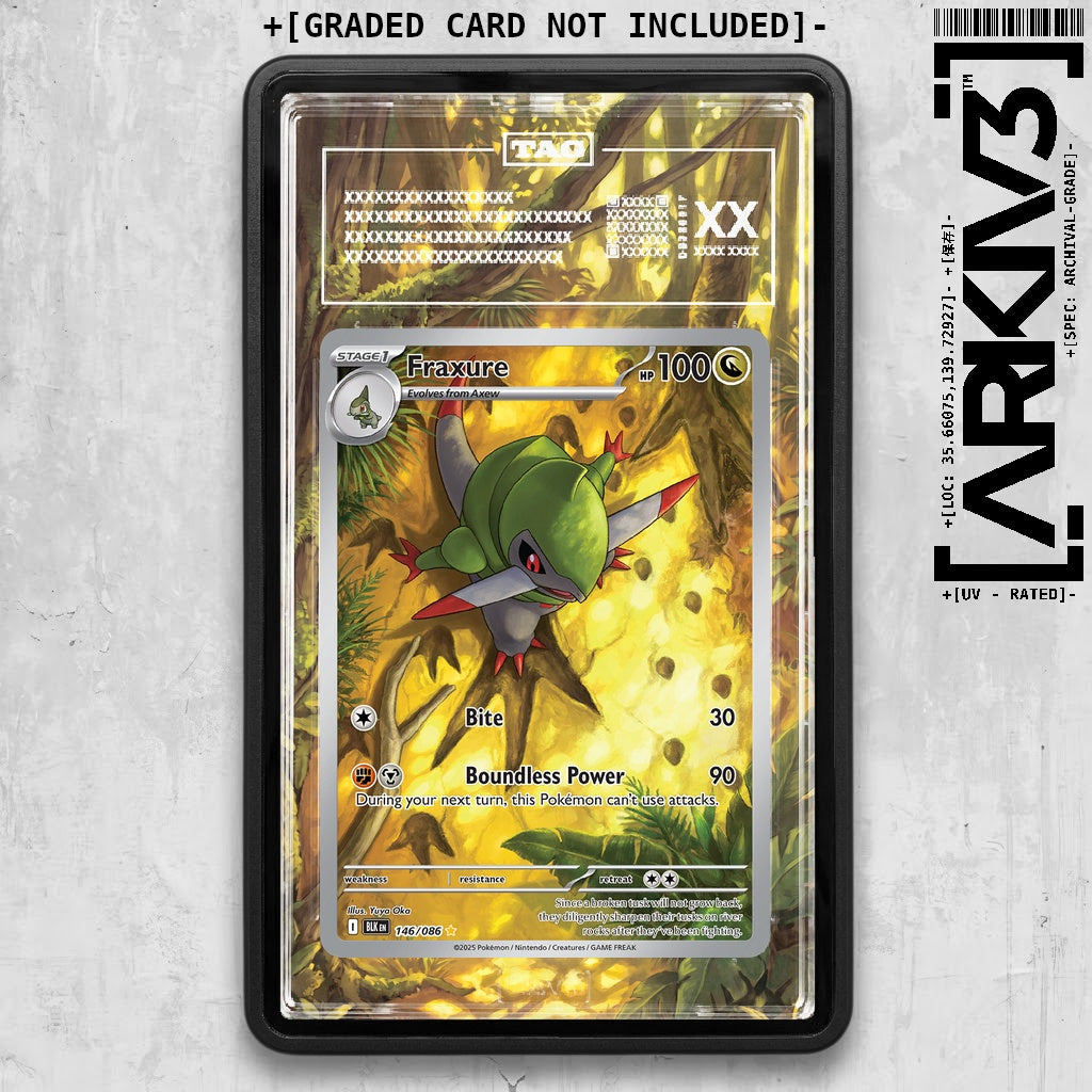 ARKIV3 TAG graded front - Black