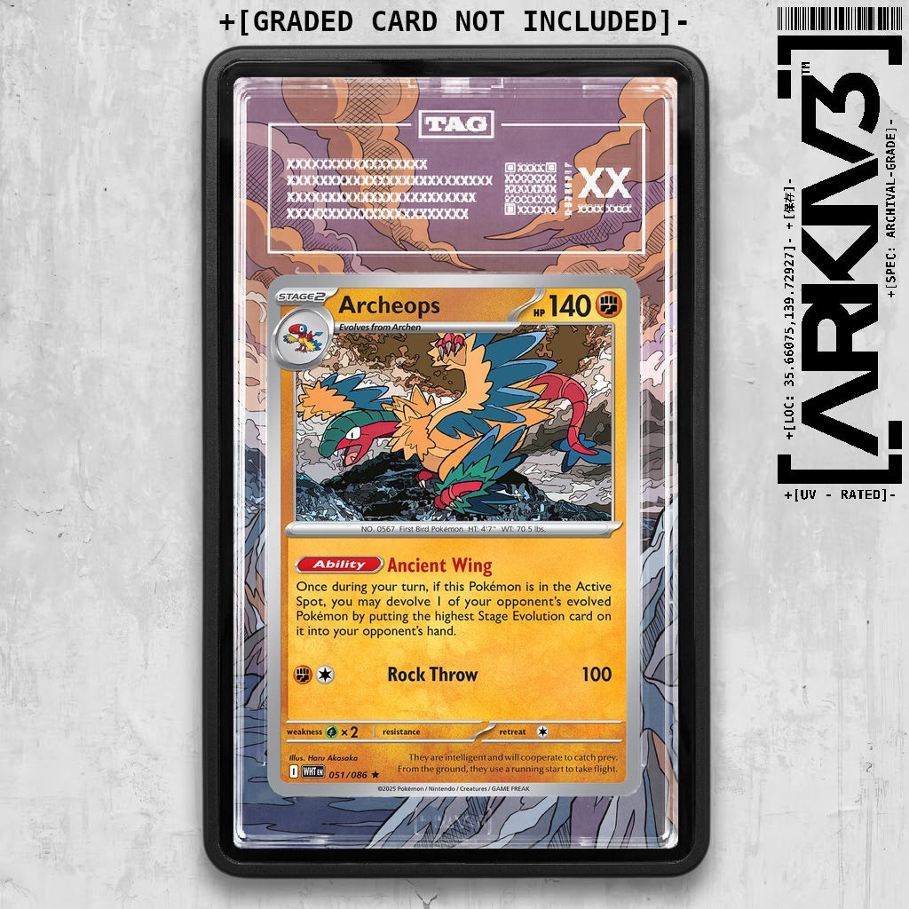 ARKIV3 TAG graded front - Black