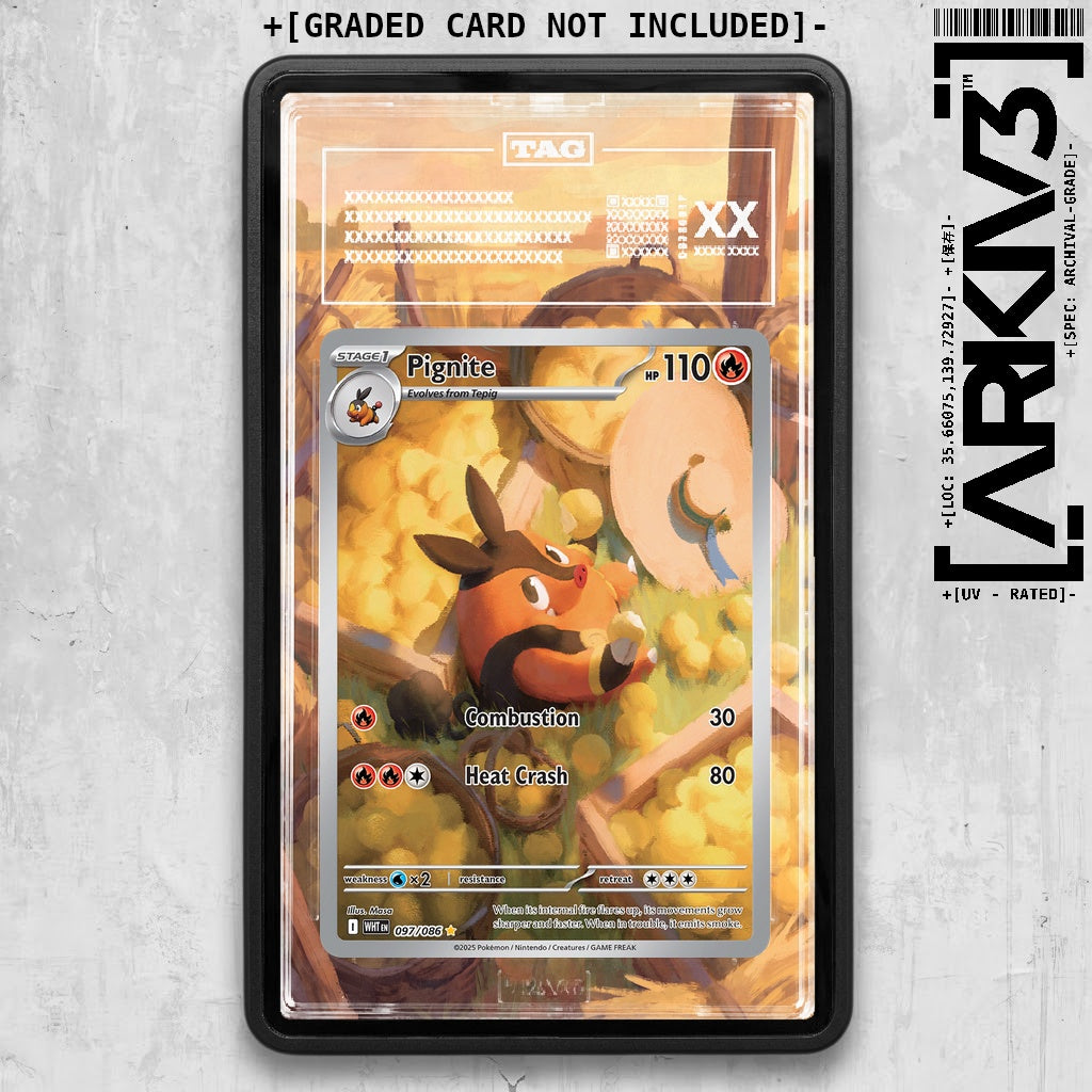 ARKIV3 TAG graded front - Black