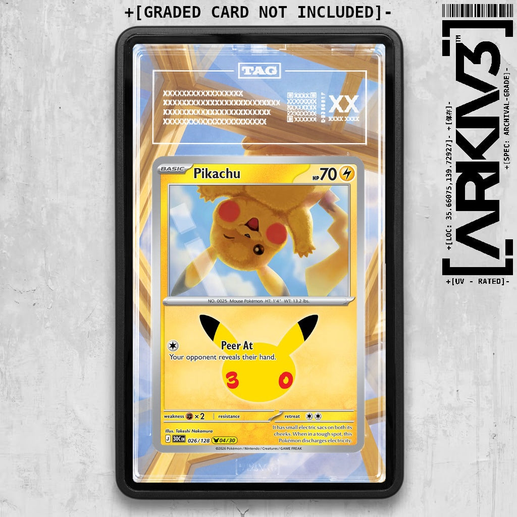 ARKIV3 TAG graded front - Black