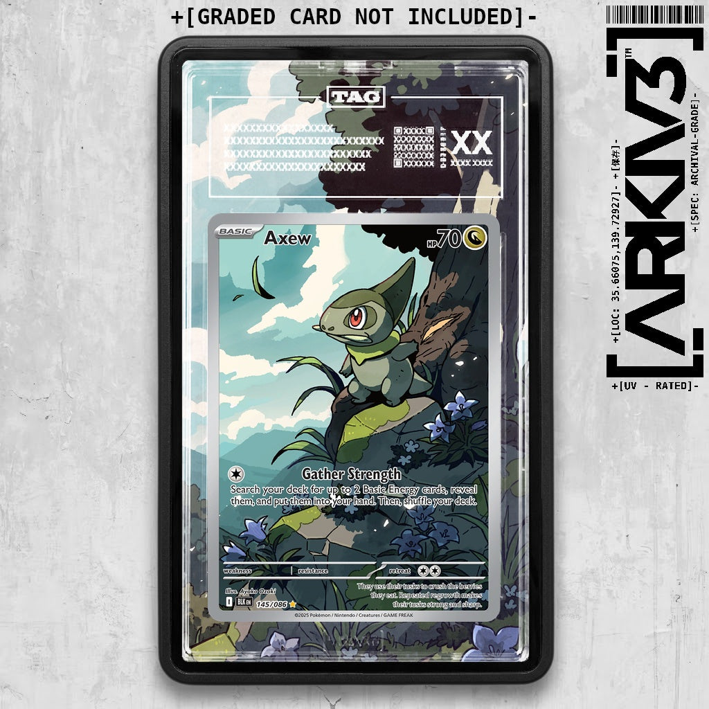 ARKIV3 TAG graded front - Black