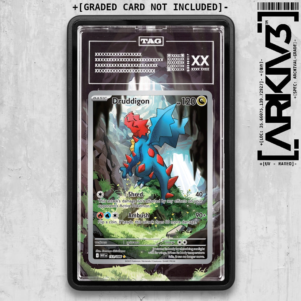 ARKIV3 TAG graded front - Black