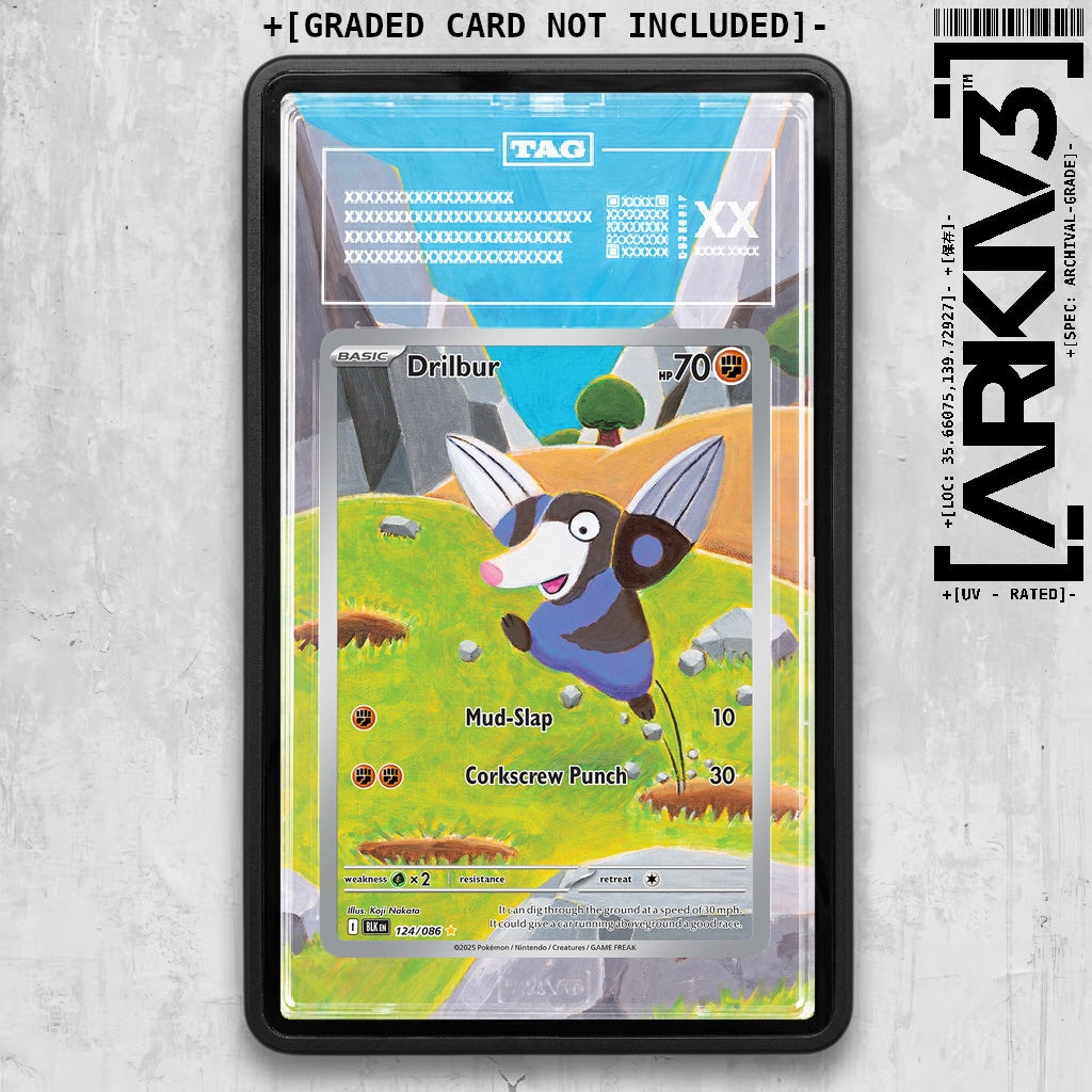 ARKIV3 TAG graded front - Black