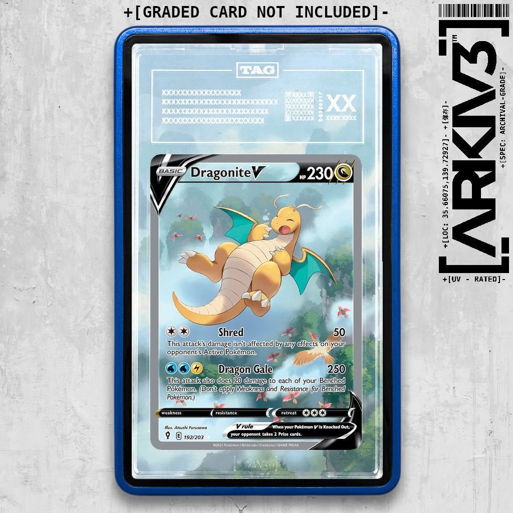 ARKIV3 TAG graded front - Blue