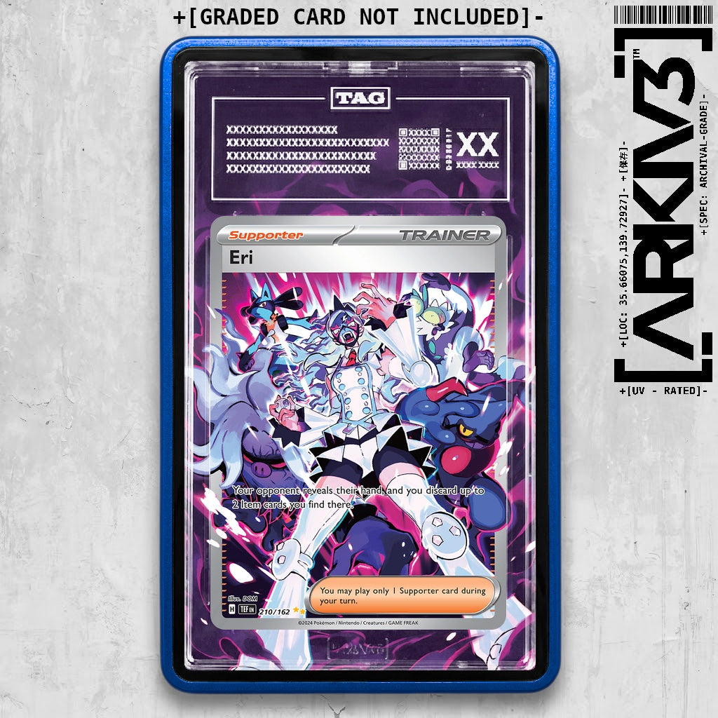 ARKIV3 TAG graded front - Blue