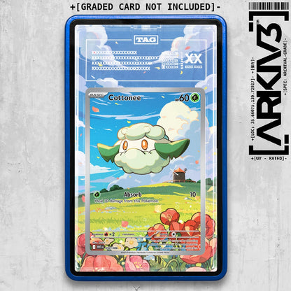 ARKIV3 TAG graded front - Blue
