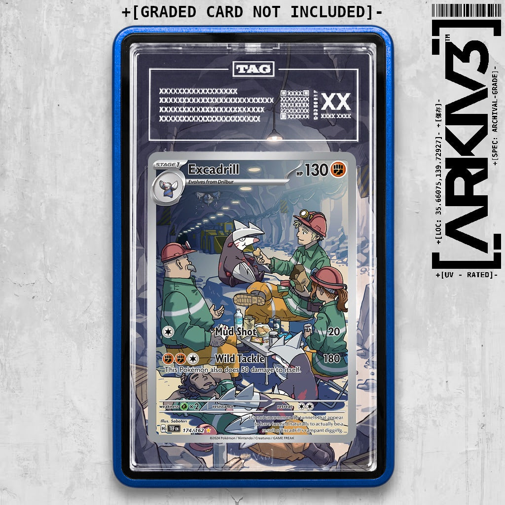 ARKIV3 TAG graded front - Blue