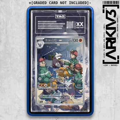 ARKIV3 TAG graded front - Blue