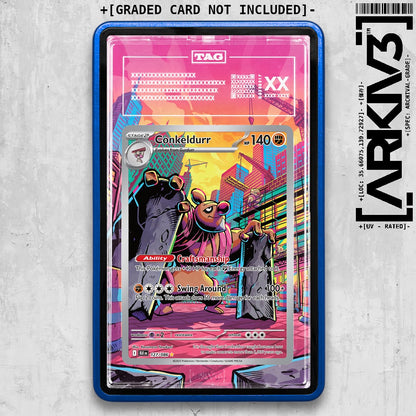 ARKIV3 TAG graded front - Blue