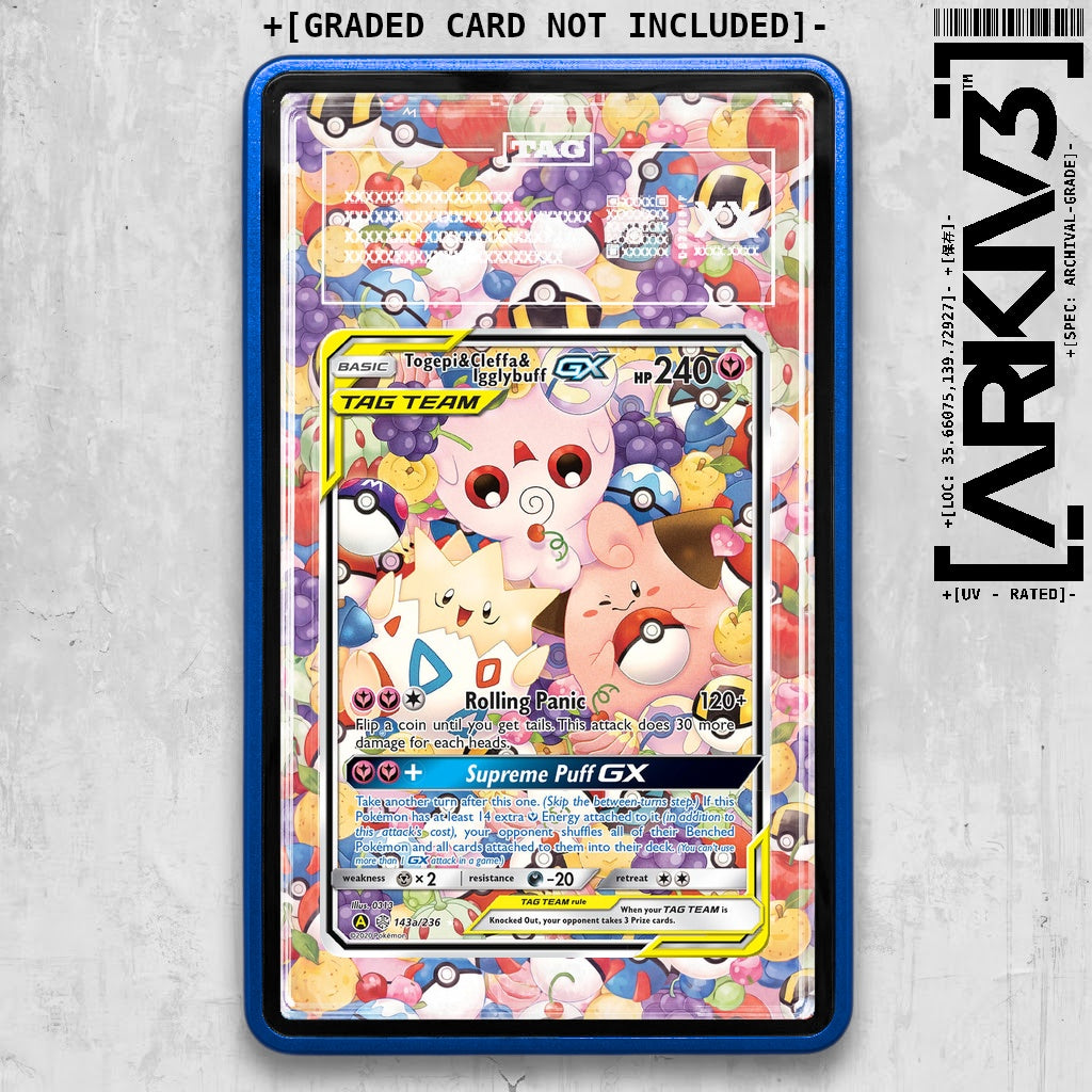 ARKIV3 TAG graded front - Blue