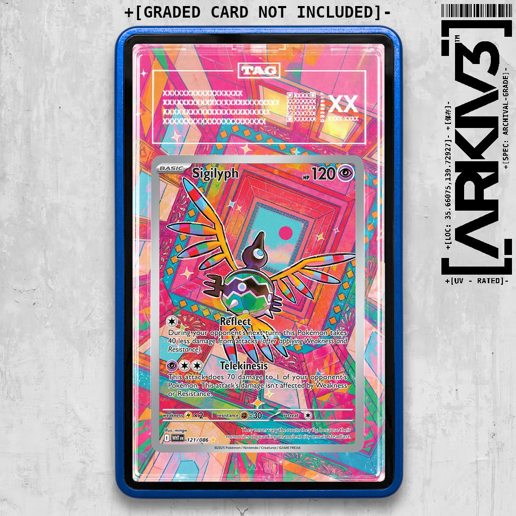 ARKIV3 TAG graded front - Blue