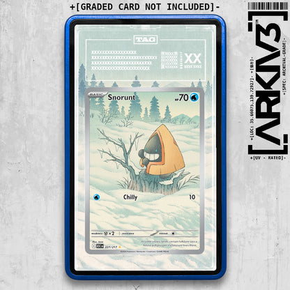 ARKIV3 TAG graded front - Blue