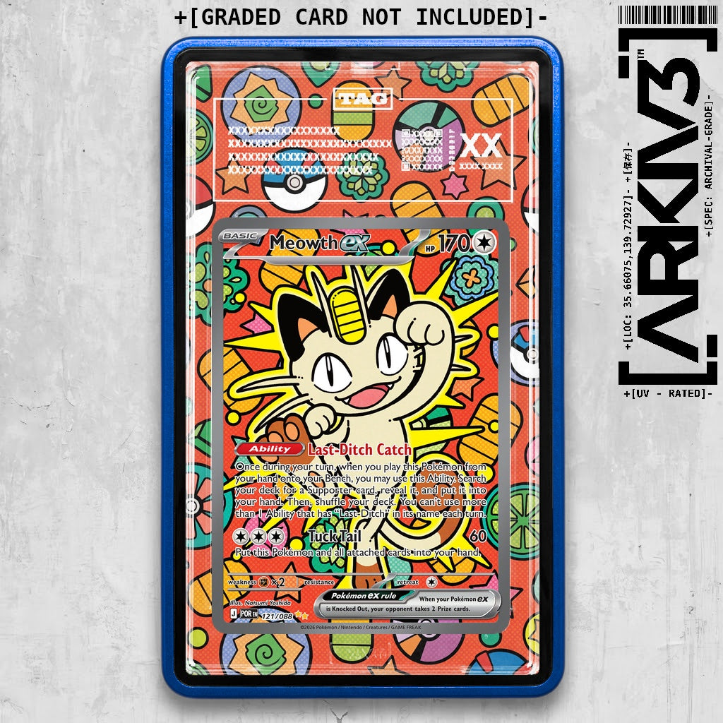ARKIV3 TAG graded front - Blue