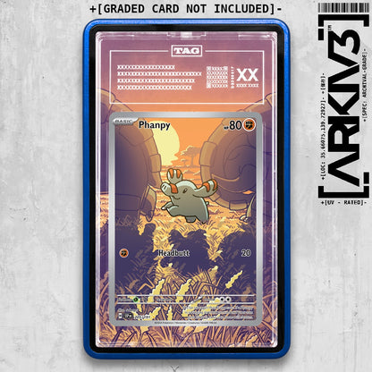 ARKIV3 TAG graded front - Blue