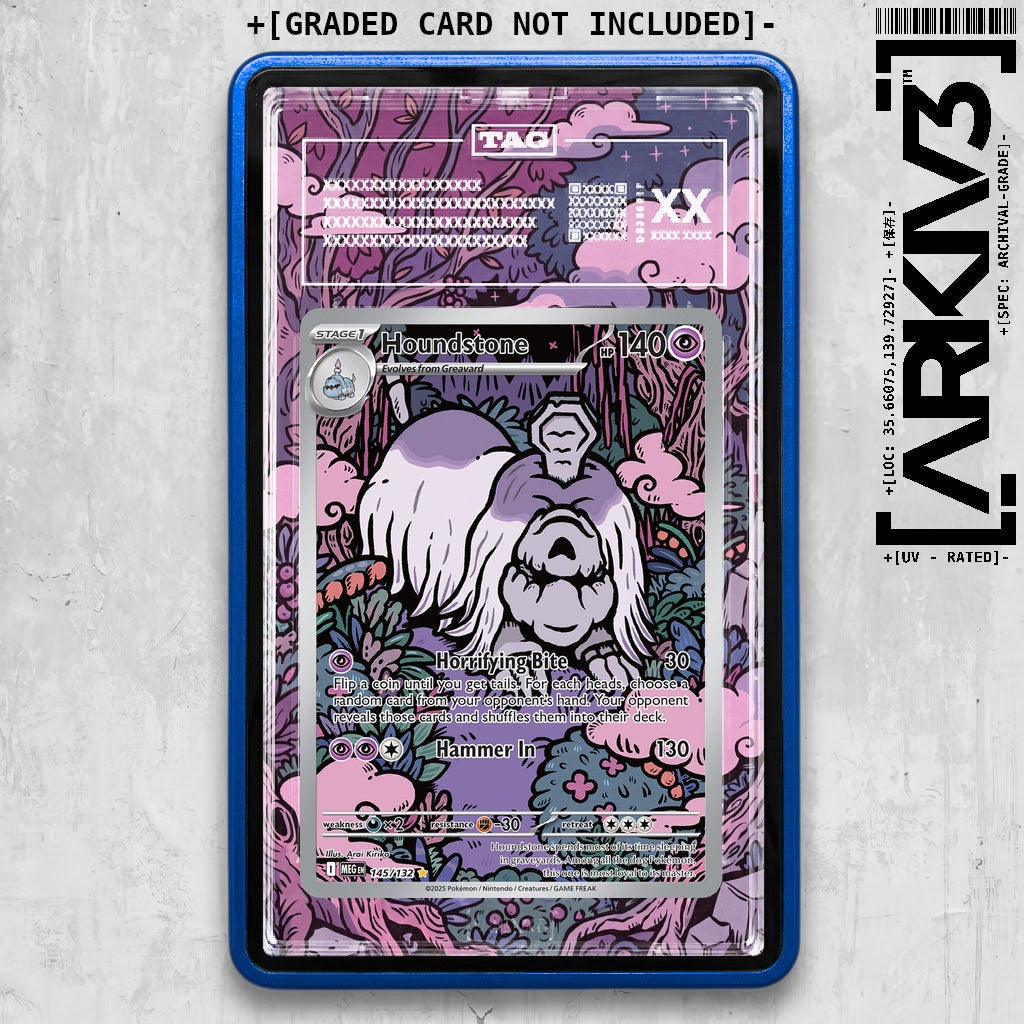 ARKIV3 TAG graded front - Blue