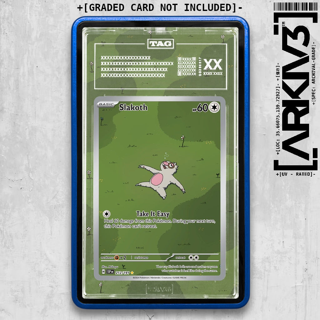 ARKIV3 TAG graded front - Blue