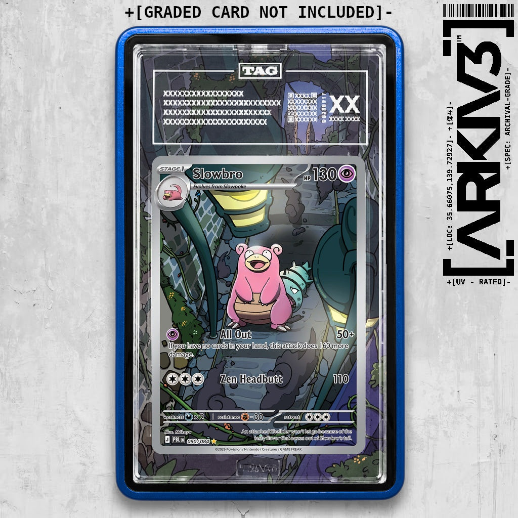 ARKIV3 TAG graded front - Blue