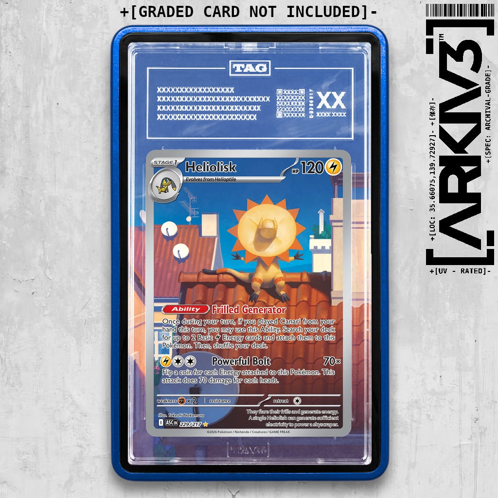 ARKIV3 TAG graded front - Blue
