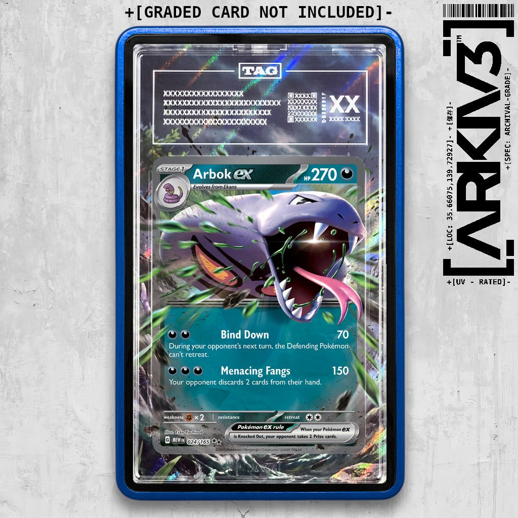 ARKIV3 TAG graded front - Blue