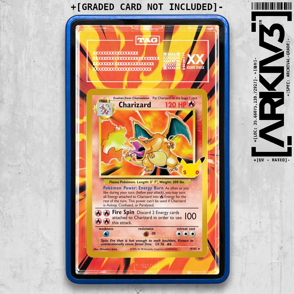 ARKIV3 TAG graded front - Blue