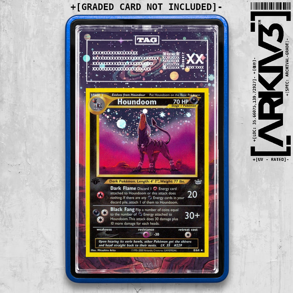 ARKIV3 TAG graded front - Blue