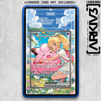 ARKIV3 TAG graded front - Blue